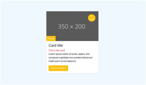 They are basically the same thing. Bootstrap 4 responsive card design example | Cards, Photo ...