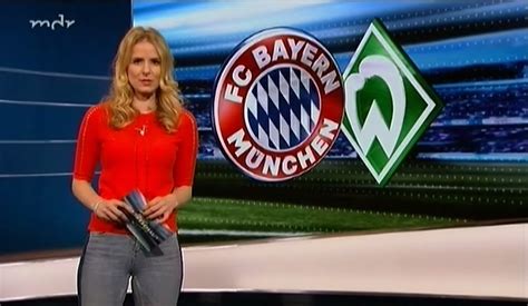 @sportschau @spio_sportimosten #meinnachmittag #mdraktuell team z u v e r s i c h t. Stephanie Müller-Spirra bei der 'Sportschau - Bundesliga ...