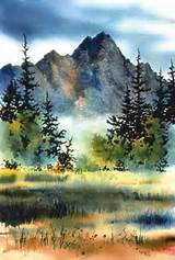 Images of Landscape Watercolor