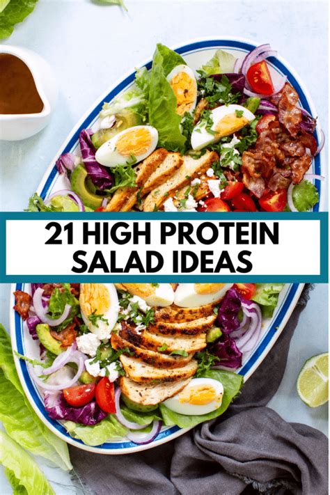 High Protein Salad Ideas Nutrition To Fit