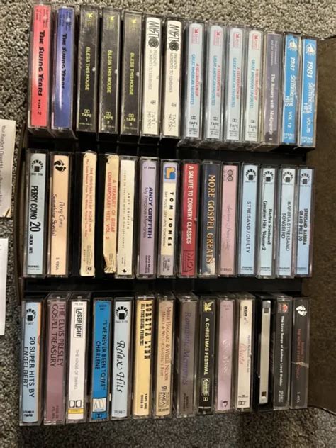vintage large lot of mixed assorted music audio cassettes tapes collection 20 00 picclick