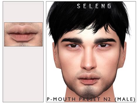 The Sims Resource Patreon P Mouth Preset N3 Male In 2022 Sims 4