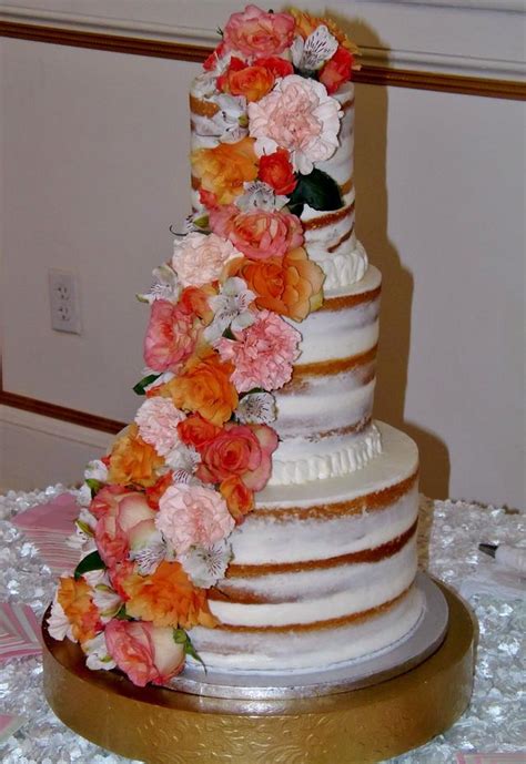 Naked Buttercream Cake With Fresh Flowers Cake By Cakesdecor Hot Sex Picture
