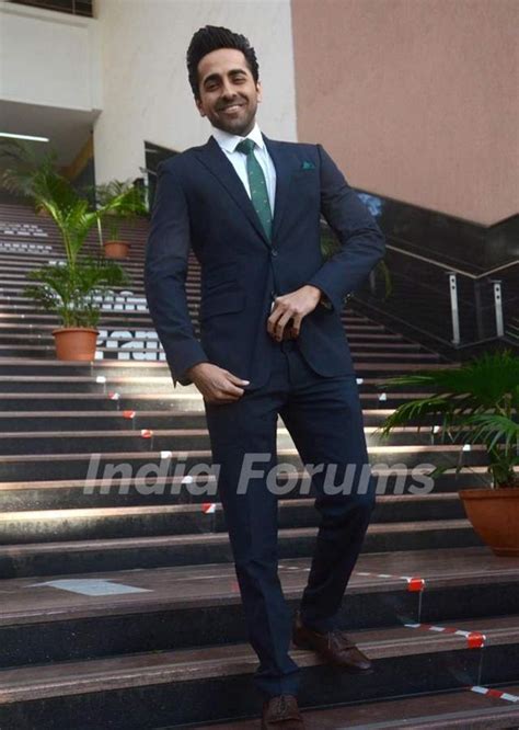 ayushmann khurrana was at the promotions of bewakoofiyaan media