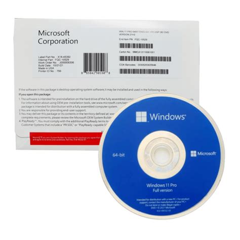 Microsoft Windows 11 Pro DVD 64 Bit OEM Expert Zone