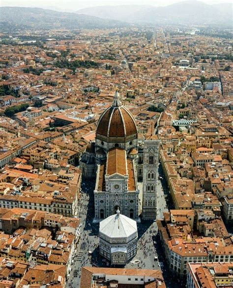 Lo mejor es que se puede. bird eye's view of Florence. veduta a volo d'uccello di ...