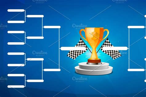 Black Tournament Bracket Template Templates Tournaments Bracket