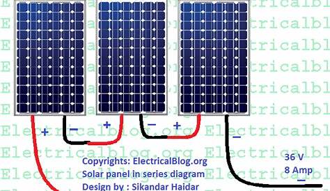 wiring solar panels in series and parallel