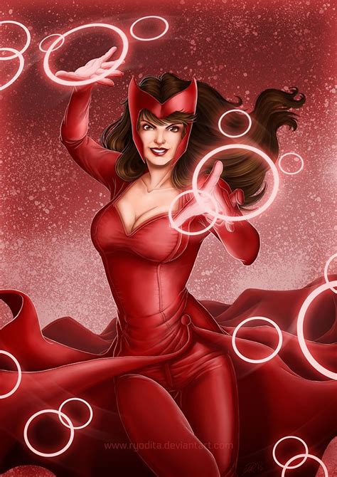 Rainbow Of Evil Red For Scarlet Witch By Ryodita On DeviantArt