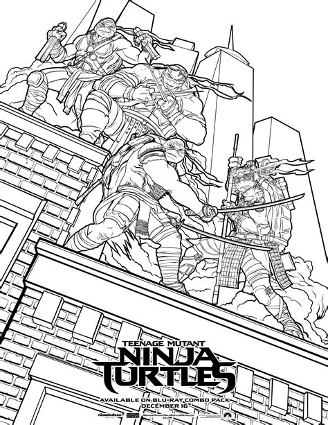 Do you know them all ? Nickelodeon Teenage Mutant Ninja Turtles Coloring Pages ...