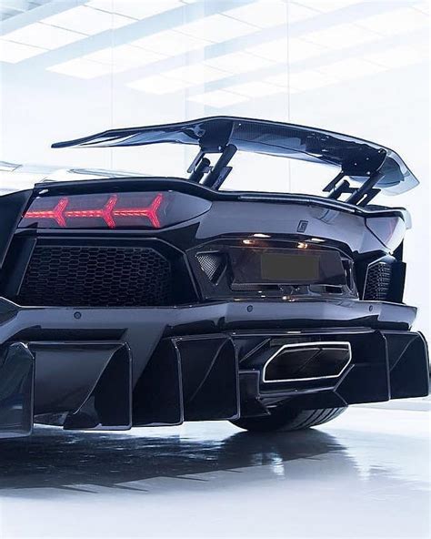 Lamborghini Aventador Carbon Fiber Wing Spoiler Hydraulic For Lp700
