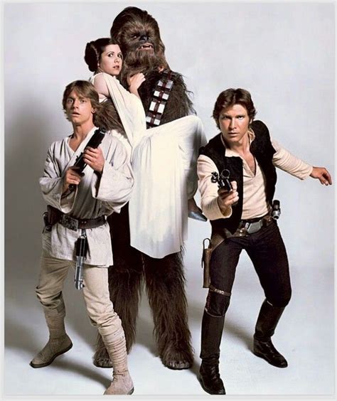 Luke Skywalker Mark Hamill Princess Leia Carrie Fisher Chewbacca