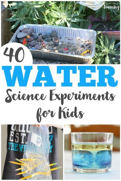 40 Simple Water Science Experiments For Kids Water Science