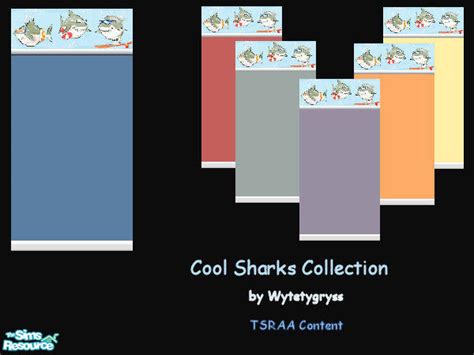 The Sims Resource Cool Sharks Collection