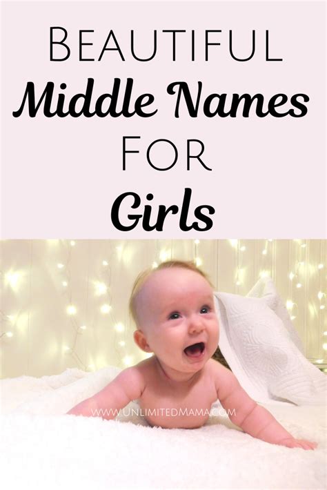 Unique Middle Names Unique Baby Names Two Syllable Girl Names Middle