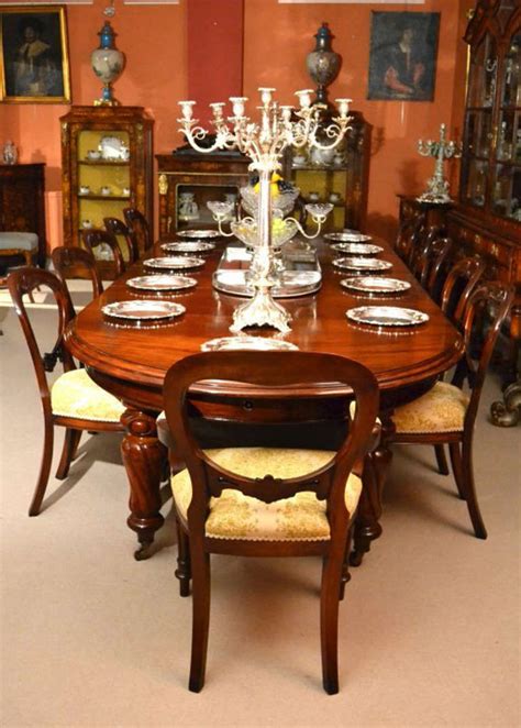 Table for 12 diy table square dining tables side tables dining table sizes large dining room table wood tables dining set couch table. Antique 12ft Victorian Dining Table and 12 chairs c.1860 ...