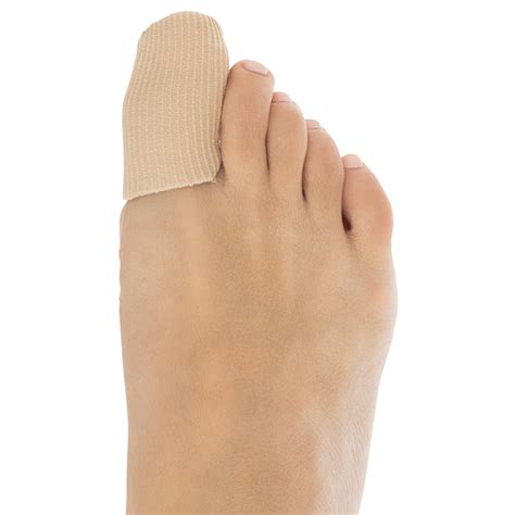 Zentoes 5 Pack Toe Caps Closed Toe Fabric Sleeve Protectors With Gel