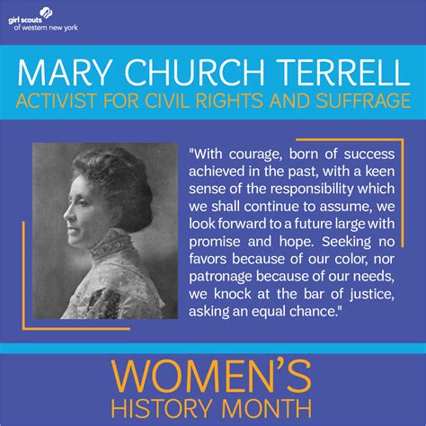 Mary Church Terrell Womens History Month Day 18