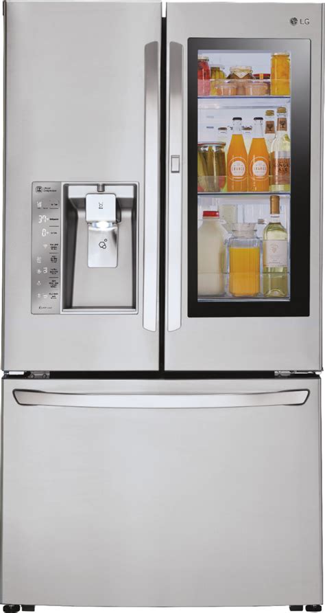 Best Buy LG Cu Ft French InstaView Door In Door Counter Depth Smart Wi Fi Enabled