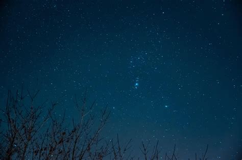 Orion And A Part Of Nebula On A Late Night Sky Sky Night Skies Star