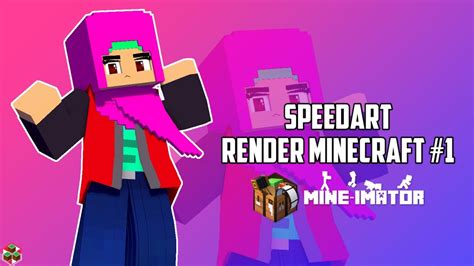 Speed Art Render Minecraft 1 Mine Imator Youtube