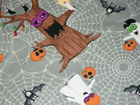 Halloween Fabric Ghost Fabric By The Yard Benartex Fabric Etsy