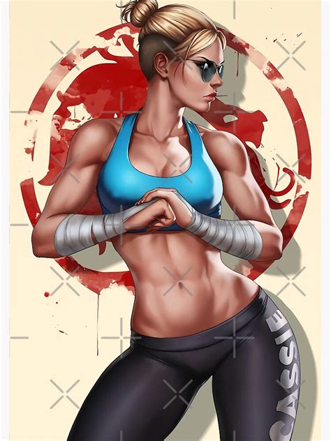 cassie cage mortal kombat poster for sale by hanjipyeong94 redbubble