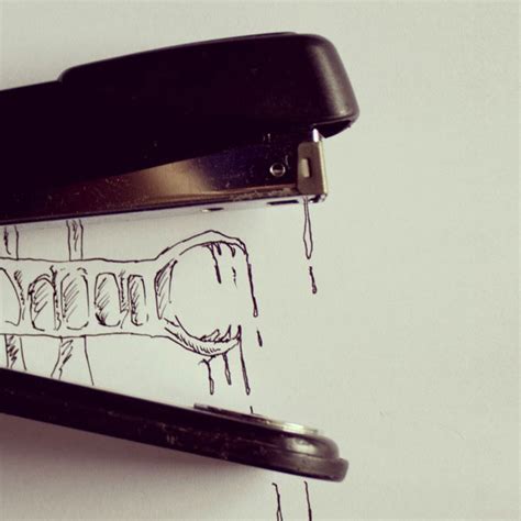 Javeier Artworks Using Pen And Everyday Objects 15 Technocrazed