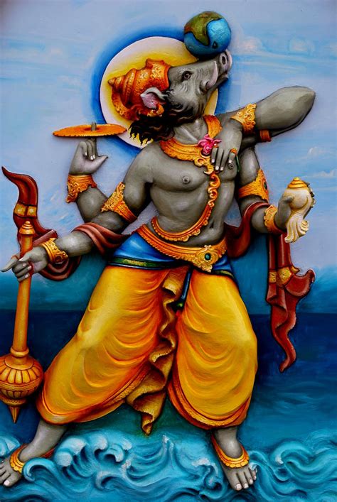 Varaha Avathar The Third Avatar Of The Hindu God Vishnu I Flickr