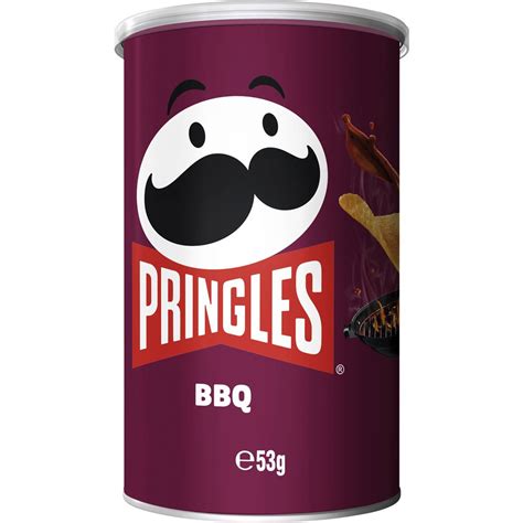 Pringles Bbq Stacked Potato Chips 53g Woolworths