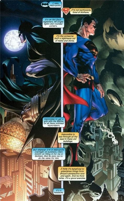 Comic Excerpt Supermanbatman 53 What Superman And Batman Think Of