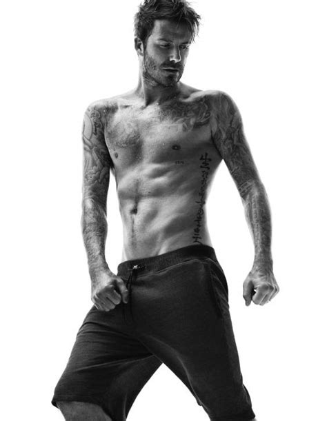 David Beckham Models Toned Physique In New Collection For Handm London