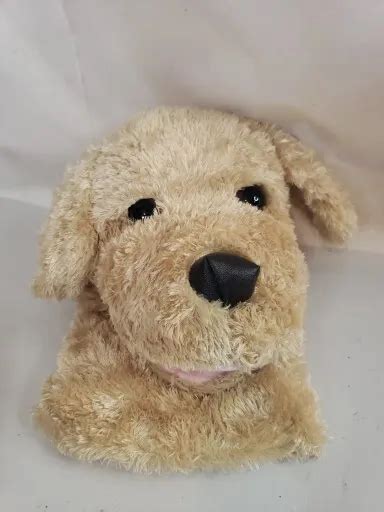 Aurora Plush Puppy Dog Hand Puppet Garth Golden Retriever Stuffed Toy