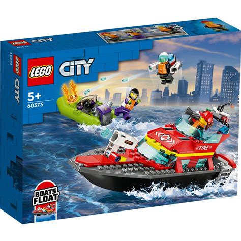 Lego City Fire Rescue Boat 60373 Big W