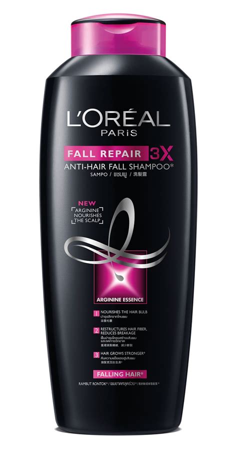 No, since this shampoo is specifically for hair fall, l'oreal paris fall resist 3x shampoo has no visible effect. New L'oreal Fall Repair 3x Anti- Hair Fall Line | The ...