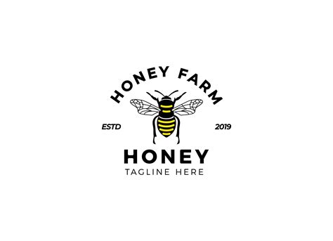 Honey Farm And Bee Brand Logo Graphic By Alvin Creative · Creative Fabrica