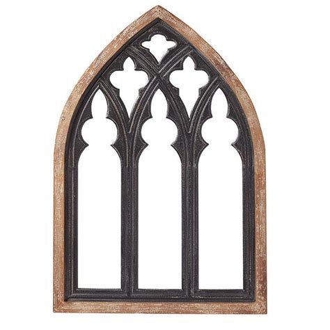 Maybe you would like to learn more about one of these? Home Decorators Collection 43.25 in. H x 30 in. W Cathedral Framed Mirror-9217100810 - The Home ...