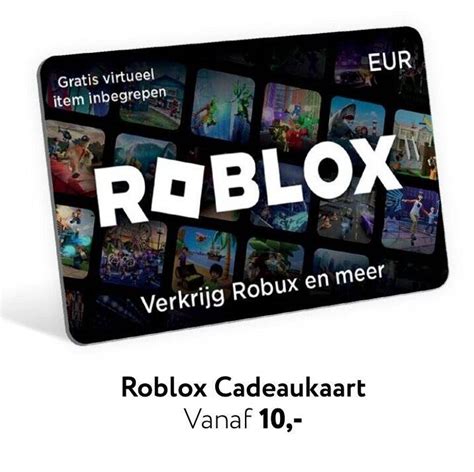 Roblox Cadeaukaart Aanbieding Bij Primera