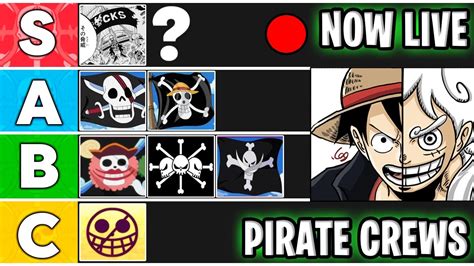 One Piece Best Pirate Crew Tier List 333vil Youtube