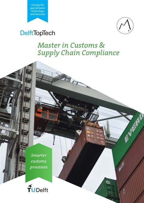 Master In Customs And Supply Chain Compliance Brochure