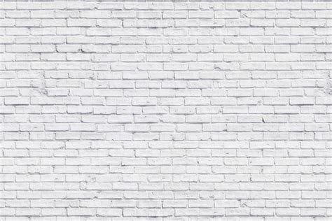 Clean White Brick Wall Mural Custom Made To Suit Your Wall Size By The