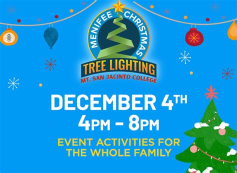 Kick Off The Holiday Season At Menifees Annual Tree Lighting And Holiday