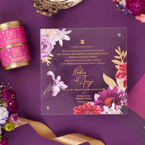 Browse modern indian wedding invitations cards at a2zweddingcards and give an indian touch to your wedding card with our awesome designs. 10 Exclusive Indian Wedding Invitation Card Ideas- Check ...