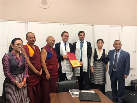 Tibetan Parliamentary Delegation Calls On Members Of The Us Congress