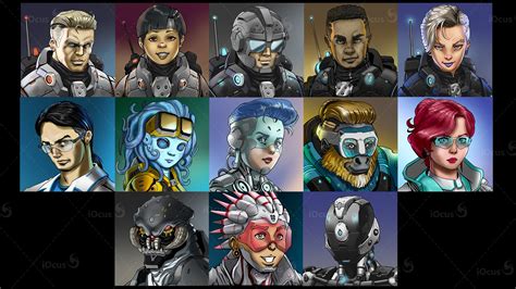 Scifi Characters Avatar Vol1 In Textures Ue Marketplace