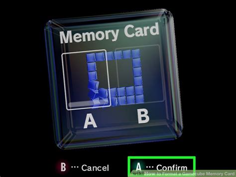 How To Format A Gamecube Memory Card 3 Steps With Pictures