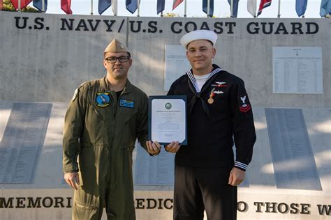 Dvids News Sailor Receives Medal For Life Saving Actions