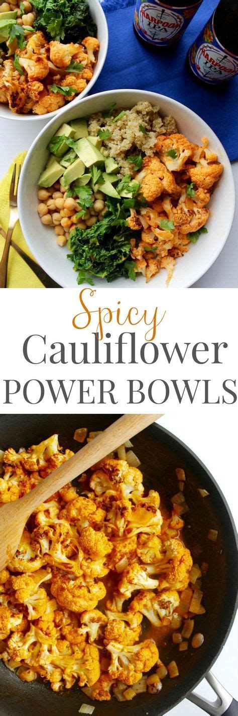 Garnish with coriander leaves, if desired, and serve this spicy gobi/cauliflower roast hot with any flavoured or. Spicy Cauliflower Power Bowl | Recipe | Whole food recipes ...