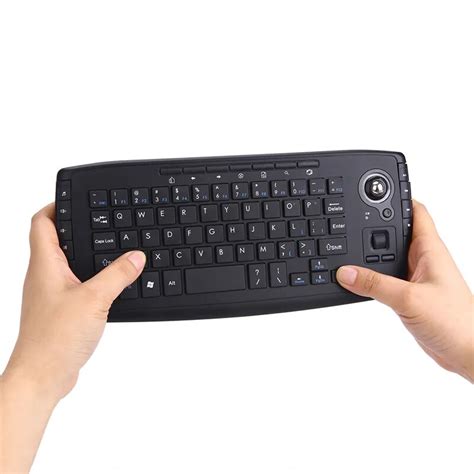 2 In 1 Handheld Keyboard And Mouse With Trackball 24g Wireless