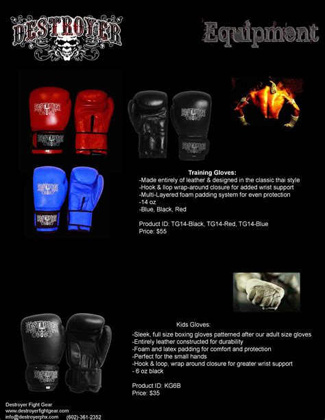 Destroyer Fight Gear Mma Equipment Mma Equipment Training Gloves
